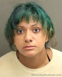 Mugshot of Camila Isabel Sulbaran booked in Orange County, Florida on August 15, 2026