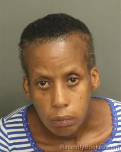 Mugshot of Shanelle Denise Clark booked in Orange County, Florida on August 15, 2026