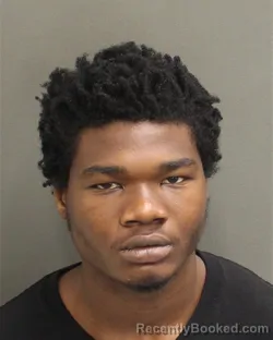 Mugshot of Devin Emmanuel Upshaw booked in Orange County, Florida on August 15, 2026