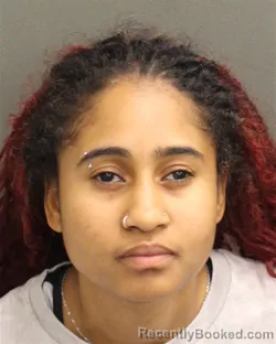 Mugshot of Treana Dantelle Rosado booked in Orange County, Florida on August 16, 2026