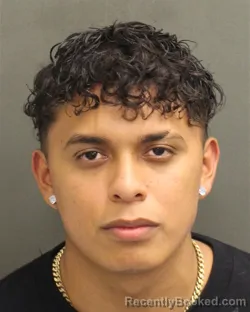 Mugshot of Joarzinho Alan Arisbarreto booked in Orange County, Florida on August 16, 2026
