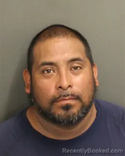 Mugshot of Ever B Mendezvasquez booked in Orange County, Florida on August 16, 2026