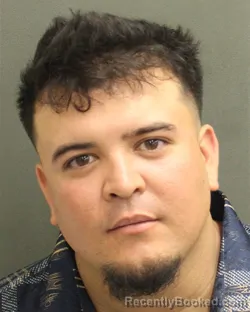 Mugshot of Alejandro Alvarezbarajas booked in Orange County, Florida on August 16, 2026
