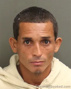 Mugshot of Danys Noe Pereiramejia booked in Orange County, Florida on August 16, 2026
