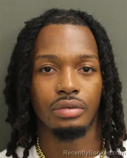 Mugshot of Nishaud Trevaun Joseph booked in Orange County, Florida on August 16, 2026
