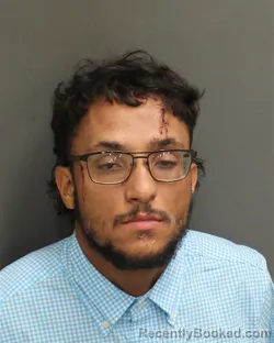 Mugshot of Antonio Ramon Roque booked in Orange County, Florida on August 16, 2026