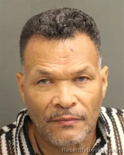 Mugshot of Michael Johnson booked in Orange County, Florida on August 16, 2026