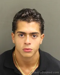 Mugshot of Andres Ivan Torresperez booked in Orange County, Florida on August 16, 2026