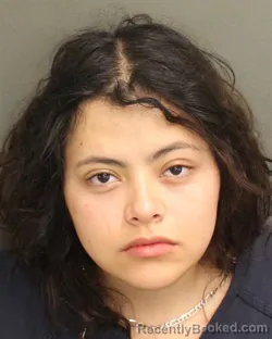 Mugshot of Sarach Antorveza Ballesteros booked in Orange County, Florida on August 16, 2026