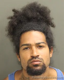 Mugshot of Tyler Robert Scott booked in Orange County, Florida on August 16, 2026