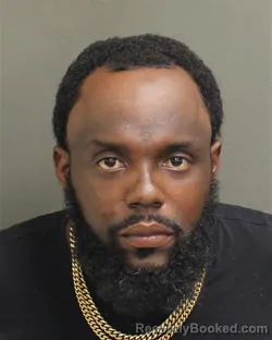 Mugshot of Donnell Maurice Cooper booked in Orange County, Florida on August 16, 2026