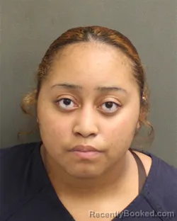 Mugshot of Maliyah Christina Patrick booked in Orange County, Florida on August 16, 2026