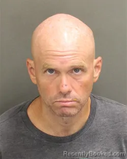 Mugshot of Orrin Michael Deuel booked in Orange County, Florida on August 16, 2026
