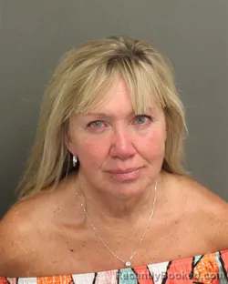 Mugshot of Dana Lynn Morgan booked in Orange County, Florida on August 16, 2026