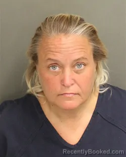 Mugshot of Shay Elizabeth Loffreda booked in Orange County, Florida on August 16, 2026