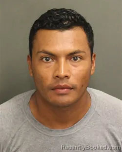 Mugshot of Juan Blas Sanchezmejia booked in Orange County, Florida on August 16, 2026