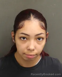 Mugshot of Karina Nicole Martinez booked in Orange County, Florida on August 17, 2026