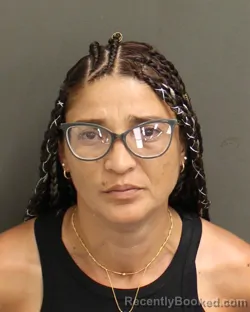 Mugshot of Laura Marlin Alvaradodelgado booked in Orange County, Florida on August 17, 2026
