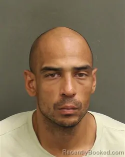 Mugshot of Christian Jose Santos booked in Orange County, Florida on August 17, 2026