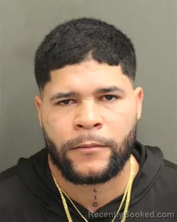 Mugshot of Francisco Javier Santoyarodriguez booked in Orange County, Florida on August 17, 2026