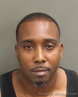 Mugshot of Cedric Demon Brantley booked in Orange County, Florida on August 17, 2026