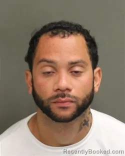 Mugshot of Victor Antonio Hernandez booked in Orange County, Florida on August 18, 2026