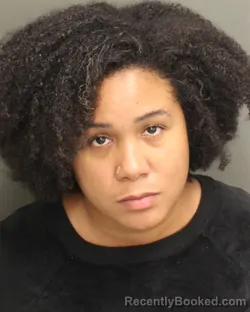 Mugshot of Sharai Charmey Ayusoburgos booked in Orange County, Florida on August 18, 2026