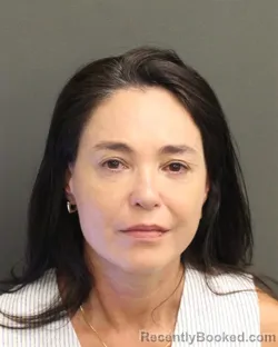 Mugshot of Debora Santos booked in Orange County, Florida on August 18, 2026
