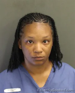 Mugshot of Khari Earlania Wilkinson booked in Orange County, Florida on August 18, 2026