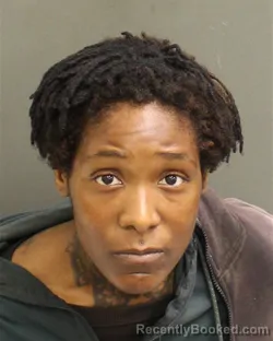 Mugshot of Latrisha Chanise Robinson booked in Orange County, Florida on August 18, 2026