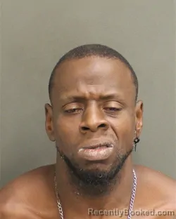Mugshot of Kevin Lamar Richardson booked in Orange County, Florida on August 18, 2026
