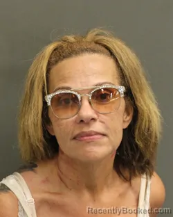Mugshot of Cynthia Patricia Wiggins booked in Orange County, Florida on August 19, 2026