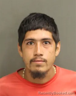 Mugshot of Anthony Manuel Rivera booked in Orange County, Florida on August 19, 2026