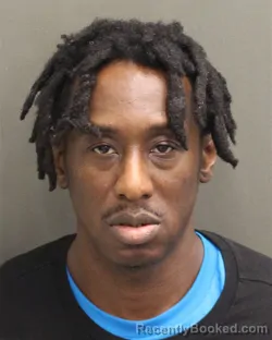 Mugshot of Deshane Henry Sands booked in Orange County, Florida on August 19, 2026