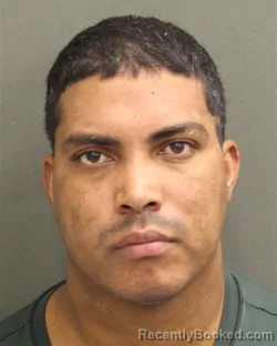 Mugshot of Jose Amaury Rosariovillar booked in Orange County, Florida on August 19, 2026