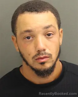 Mugshot of Jovanni Maurice Walls booked in Orange County, Florida on August 19, 2026