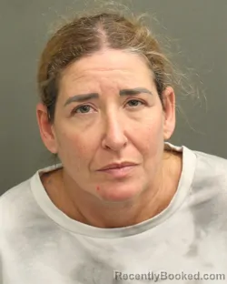Mugshot of Jennie Davidson booked in Orange County, Florida on August 19, 2026