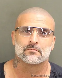 Mugshot of Hugo Quental Barros booked in Orange County, Florida on August 19, 2026