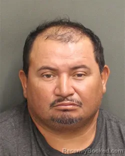 Mugshot of Noe Juarezplaza booked in Orange County, Florida on August 19, 2026
