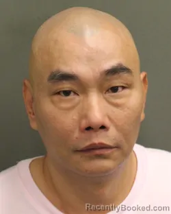 Mugshot of Shao Fan Wang booked in Orange County, Florida on August 19, 2026