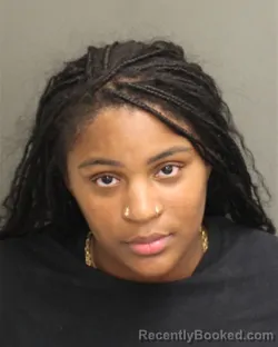 Mugshot of Shanquailah Irisha Ingram booked in Orange County, Florida on August 19, 2026