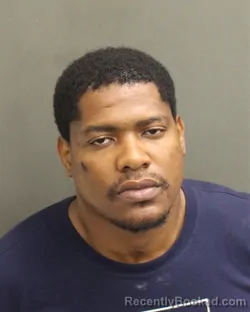 Mugshot of Deandre Antonio Conway booked in Orange County, Florida on August 19, 2026