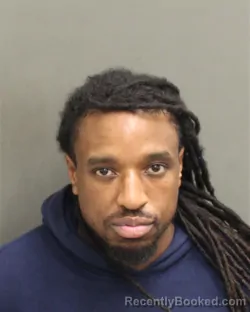 Mugshot of Ssean Dominique Smith booked in Orange County, Florida on August 20, 2026