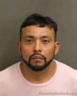 Mugshot of Christian Jose Vargasvelasquez booked in Orange County, Florida on August 20, 2026
