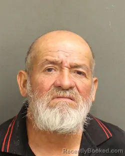 Mugshot of Manuel Rosasflores booked in Orange County, Florida on August 20, 2026