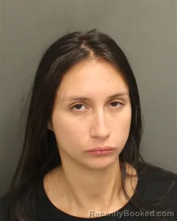 Mugshot of Nia Thyjae Cordell booked in Orange County, Florida on August 20, 2026