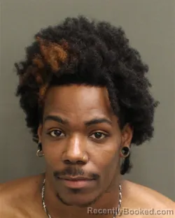 Mugshot of Nathan Rashawn Griffey booked in Orange County, Florida on August 20, 2026