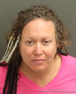 Mugshot of Felicia Nicole Howard booked in Orange County, Florida on August 20, 2026