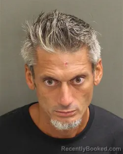 Mugshot of David William Klein booked in Orange County, Florida on August 20, 2026