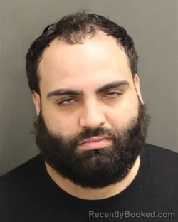 Mugshot of John Michael Torrescolon booked in Orange County, Florida on August 20, 2026